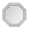 Montreal Mirror In Caroline Grasscloth - Brass