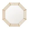 Montreal Mirror In Henry Grasscloth - Brass