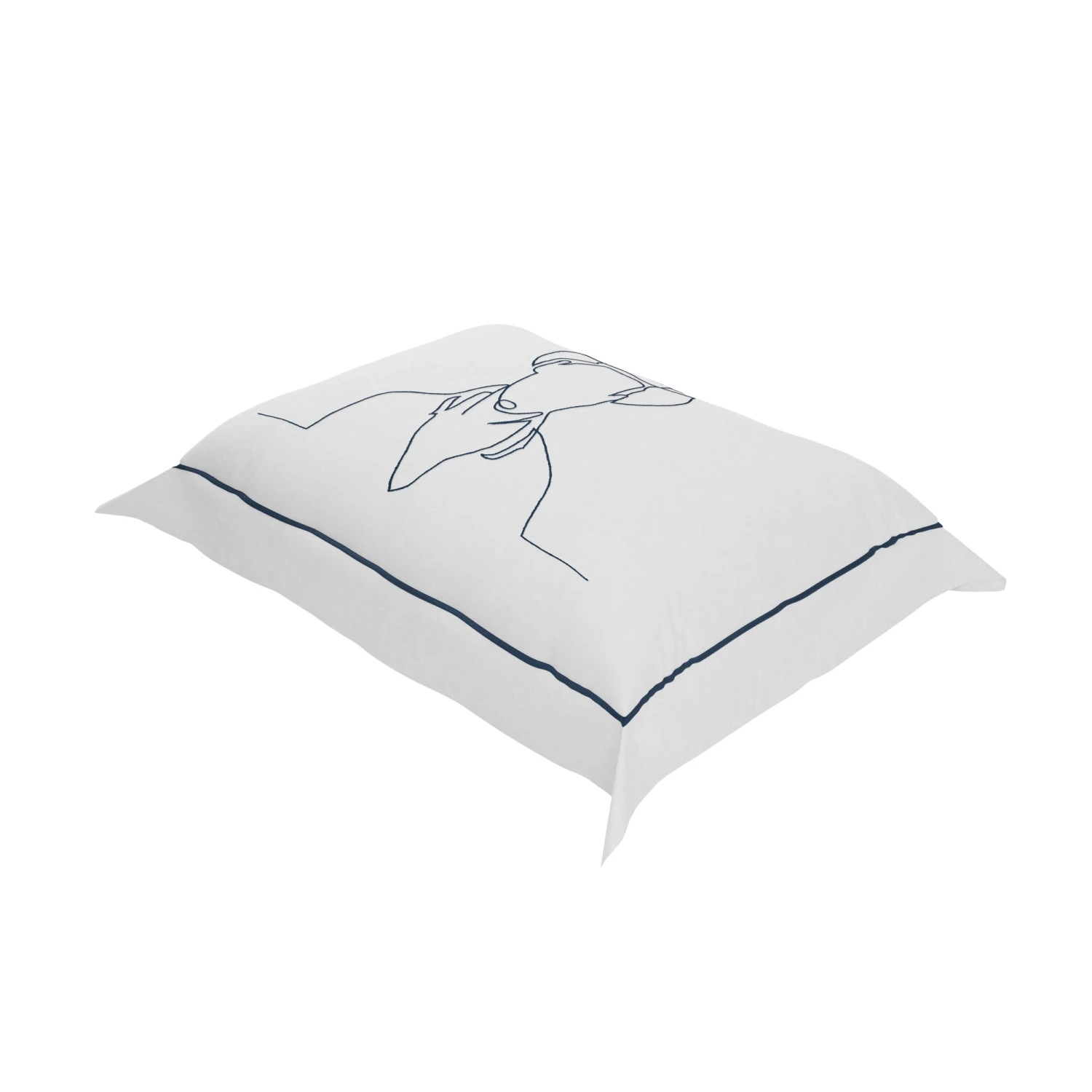 Navy Cowboy Boudoir Pillow Cover 3 Navy Cowboy Boudoir Pillow Cover - Image 3