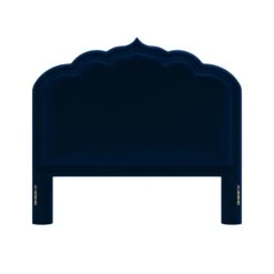 Custom Novi Headboard -Furniture Shop NoviHeadboardinAdelaNavyVelvet.01