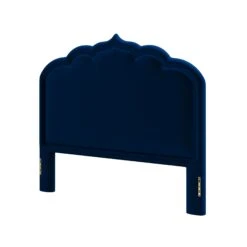 Custom Novi Headboard -Furniture Shop NoviHeadboardinAdelaNavyVelvet.02