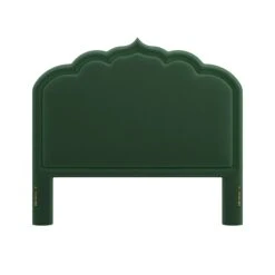 Custom Novi Headboard -Furniture Shop NoviHeadboardinEvelynEmeraldVelvet.01