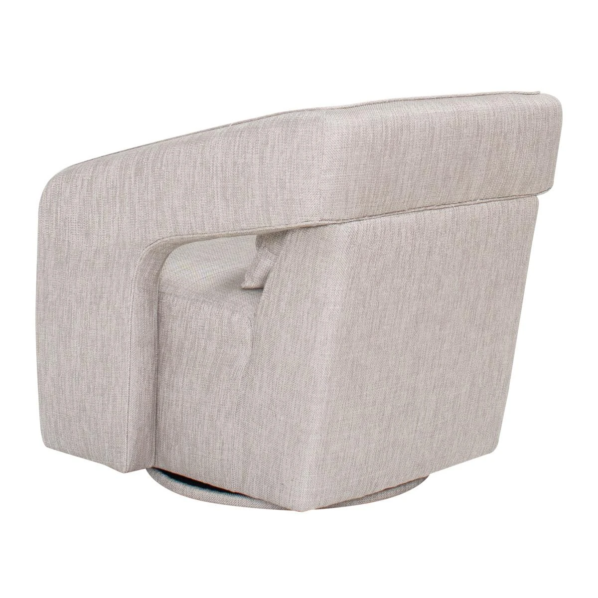Palmer Swivel Chair In Grey Tweed 2 Palmer Swivel Chair In Grey Tweed - Image 2