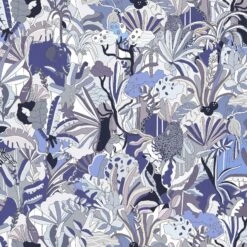 Papua Forest Fabric - Blue