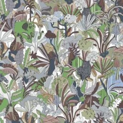 Papua Forest Fabric - Green