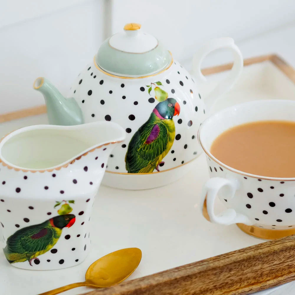 Parrot Polka Dot Jug 2 Parrot Polka Dot Jug - Image 2