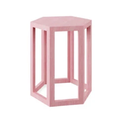 Custom Patter Side Table 21 Custom Patter Side Table -Furniture Shop PatterSideTableinGrasscloth.EmmaGrasscloth.01