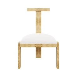 Custom Percival Chair -Furniture Shop PercivalChair.NaturalMappaBurl.01