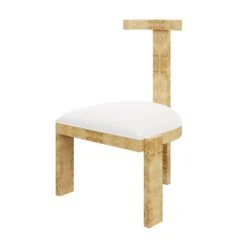 Custom Percival Chair -Furniture Shop PercivalChair.NaturalMappaBurl.02