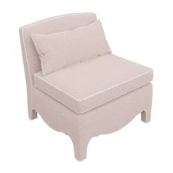 Custom Prima Donna Chair -Furniture Shop PrimaDonnaChair.FrancisBlushChenille.03