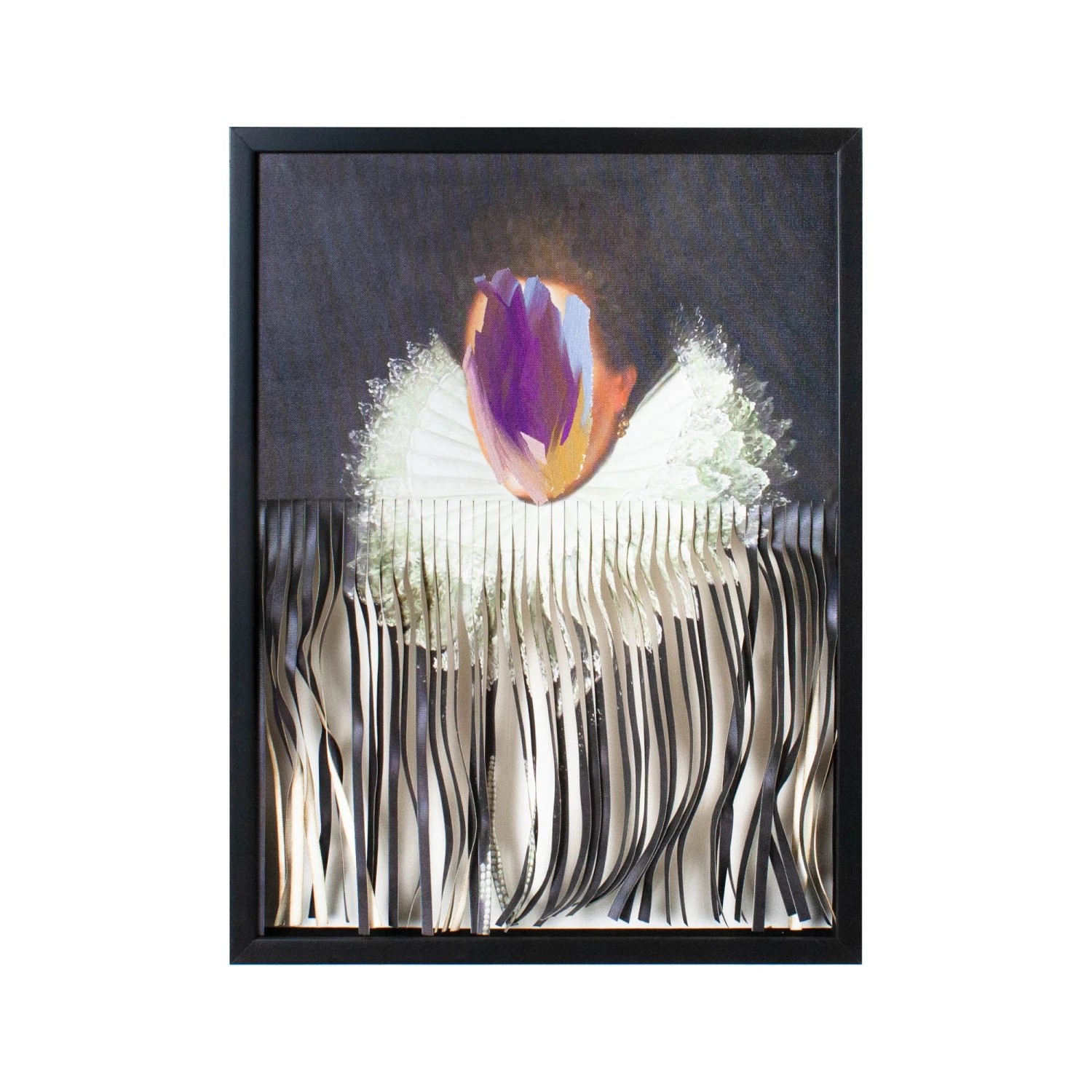 Purple Paint Face 1 Purple Paint Face