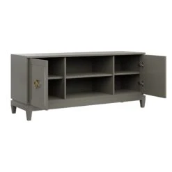 Queen Credenza -Furniture Shop QueenCredenzaMatrix.CessnaGrey.04