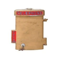 Gold Painted Telephone Case