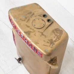 Gold Painted Telephone Case -Furniture Shop RT 100 SP23GoldPaintedTelephoneCase.02