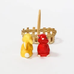 Vintage Bunnies In A Basket Salt And Pepper Shakers 8 Vintage Bunnies In A Basket Salt And Pepper Shakers -Furniture Shop RT 111 SP23BunniesinaBasketSalt PepperShakers.03