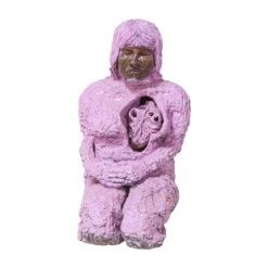 Purple Bust With Open Heart