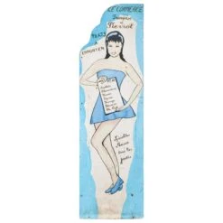 French Menu Pin Up Sign