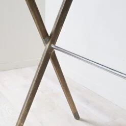 Wood Crossed Clothing Rack 15 Wood Crossed Clothing Rack -Furniture Shop RT 88 SP23WoodCrossedClothingRack.09