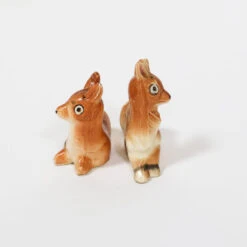 Vintage Mini Doe & Deer Salt And Pepper Shakers 6 Vintage Mini Doe & Deer Salt And Pepper Shakers -Furniture Shop RT 92 SP23MiniDoe DeerSalt PepperShakers.02