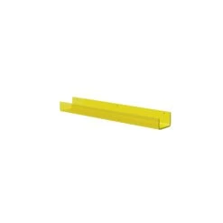 Rainbow Acrylic Bookshelf - Yellow -Furniture Shop RainbowAcrylicBookshelf 24 inYellow.02