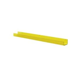 Rainbow Acrylic Bookshelf - Yellow -Furniture Shop RainbowAcrylicBookshelf 36 inYellow.02