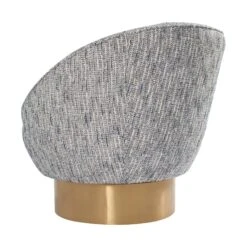 Rainmaker Swivel Chair In Stone Blue - Left -Furniture Shop RainmakerSwivelChairInStoneBlue Left.03