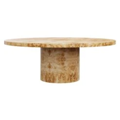 Custom Roberts Dining Table -Furniture Shop RobertsTable.GoldenPecanlMappaBurl.01