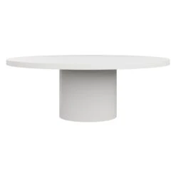 Custom Roberts Dining Table -Furniture Shop RobertsTableinLacquer.CirrusWhite.01