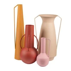Roman Vases In Sunset - Set Of 4