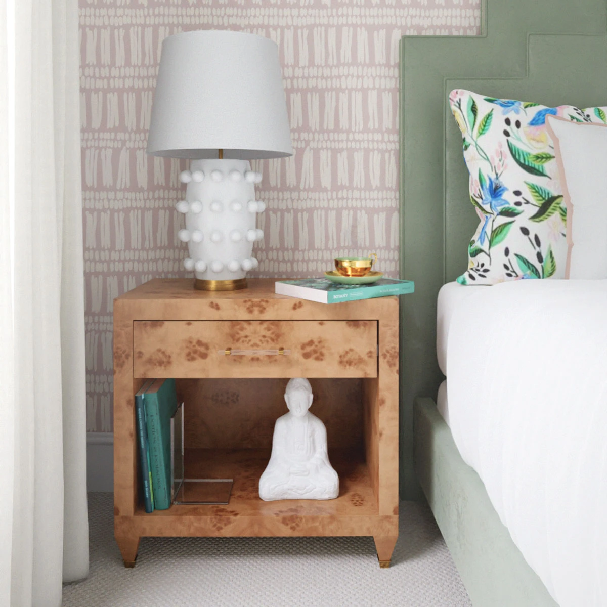 Tassels Wallpaper - Dusty Rose 2 Tassels Wallpaper - Dusty Rose - Image 2