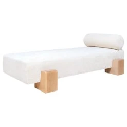 Row Daybed In Ivory Tweed 9 Row Daybed In Ivory Tweed -Furniture Shop RowDaybedinIvoryTweed.02