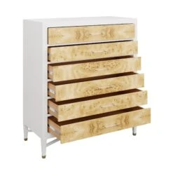 Custom Sadie Tall Boy Dresser 17 Custom Sadie Tall Boy Dresser -Furniture Shop SadieTallBoyDresser.NaturalMappaBurl.04