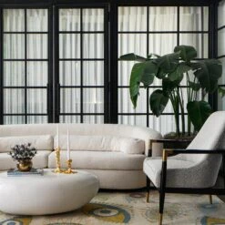 Santarelli Lounge Chair In Grey Boucle -Furniture Shop Santarelli Lounge Chair in Grey Boucle.07