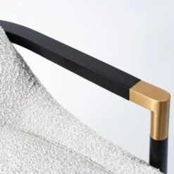 Santarelli Lounge Chair In Grey Boucle -Furniture Shop SantarelliLoungeChairinGreyBoucle.05