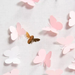 Scattered Butterflies Large - Light Pink -Furniture Shop ScatteredButterflies LightPink.05