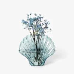 Seashell Vase - Blue -Furniture Shop Seashell Vase Blue.02
