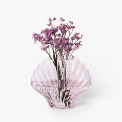 Seashell Vase - Pink -Furniture Shop Seashell Vase Pink.02