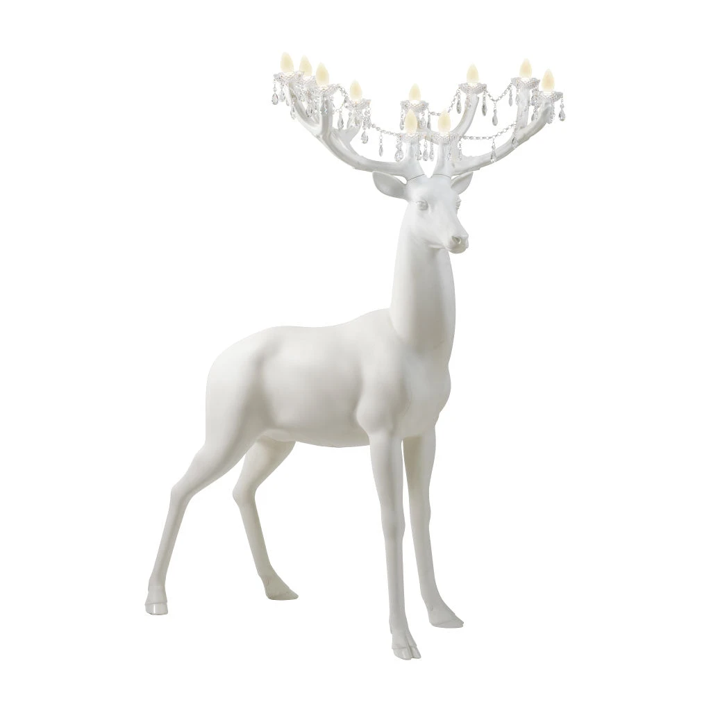 Sherwood Deer Lamp - White 2 Sherwood Deer Lamp - White - Image 2