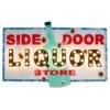 Side Door Liquor Sign