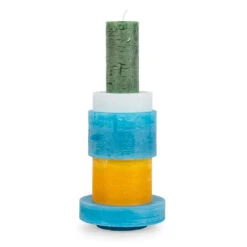 Stan Editions Candle - Stack 03 - Yellow/Blue