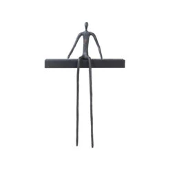 Moveable Man On Short Shelf - Sitting A