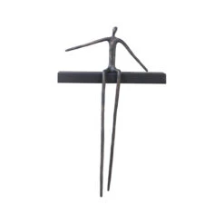 Moveable Man On Short Shelf - Sitting C