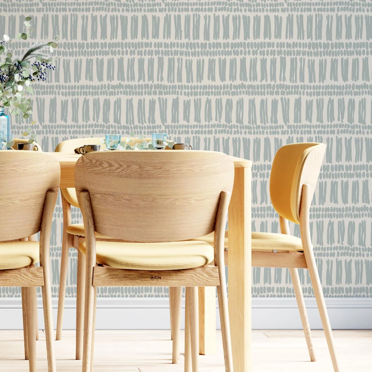 Tassels Wallpaper - Fog 2 Tassels Wallpaper - Fog - Image 2