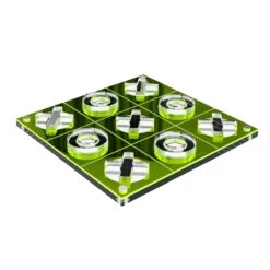 Tic Tac Toe Game - Neon Green -Furniture Shop TicTacToeGame NeonGreen.03