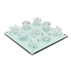 Tic Tac Toe Set - Aqua -Furniture Shop TicTacToeSet Lavender.03