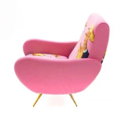 Toiletpaper Armchair - Lipsticks Pink By Seletti 6 Toiletpaper Armchair - Lipsticks Pink By Seletti -Furniture Shop Toiletpaper Armchair Lipsticks Pink by Seletti.03