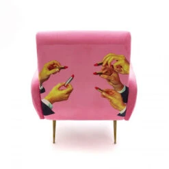 Toiletpaper Armchair - Lipsticks Pink By Seletti 7 Toiletpaper Armchair - Lipsticks Pink By Seletti -Furniture Shop Toiletpaper Armchair Lipsticks Pink by Seletti.04