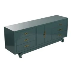 Custom Toulouse Credenza -Furniture Shop ToulouseCredenzaMatrix.MidnightGreen.03 9f1263ef f743 4a57 89f8 6301e7ceb38f