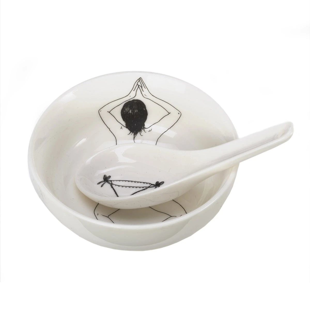 Undressed Bowls - Set Of 4 3 Undressed Bowls - Set Of 4 - Image 3