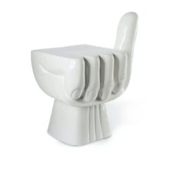 Fist Chair - White -Furniture Shop White Fist Chair.02